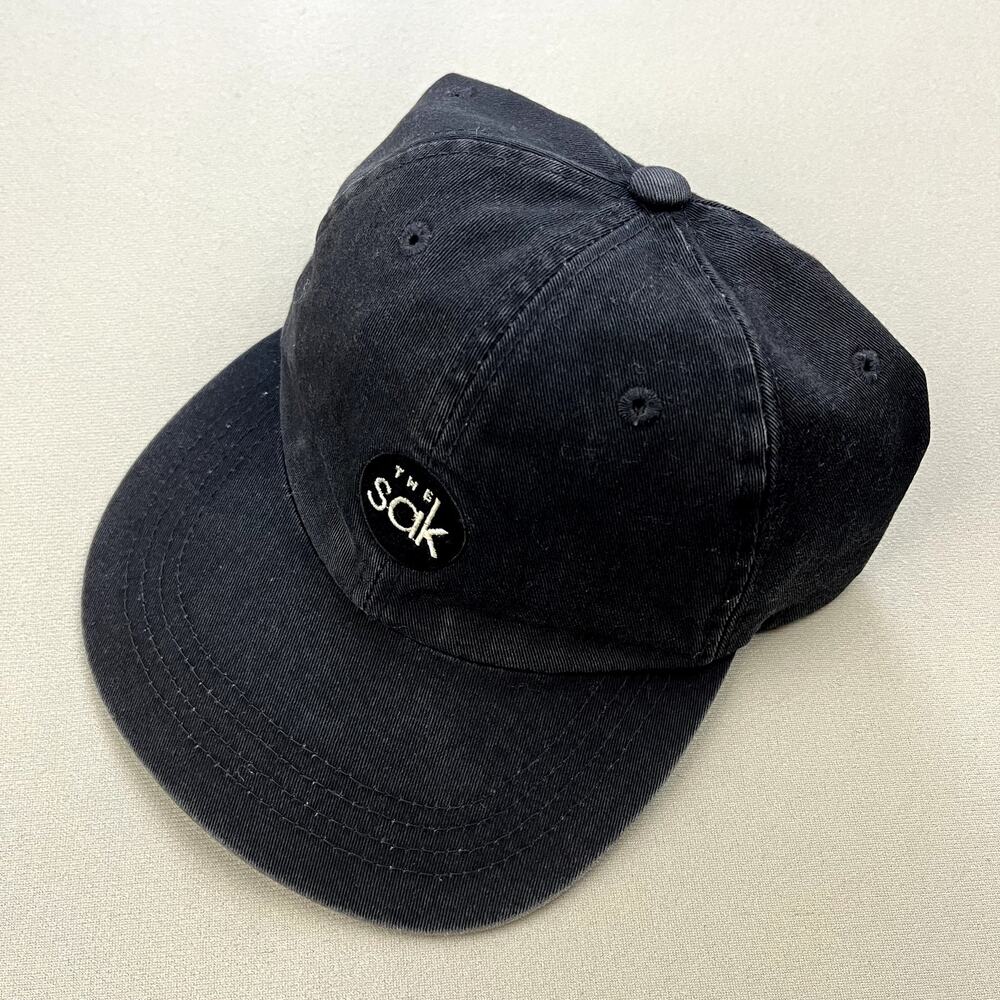 Vintage The Sak Hat Cap Strapback Black Fashion Bags Purses Logo Adjustable 90s